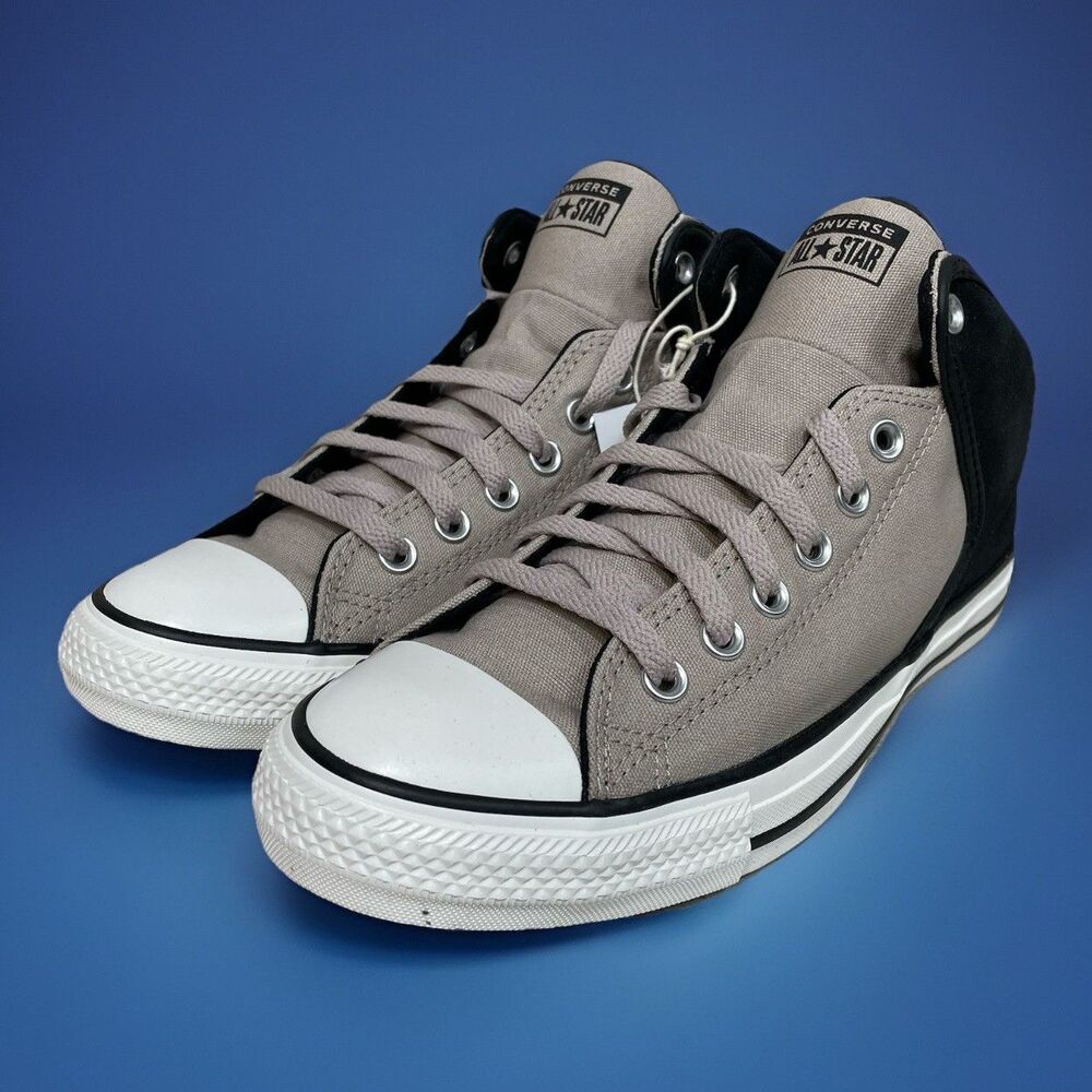 Converse CTAS High Street Mid Top Men's Size 10 Sneakers Papyrus/Black A14294C - Picture 7 of 9